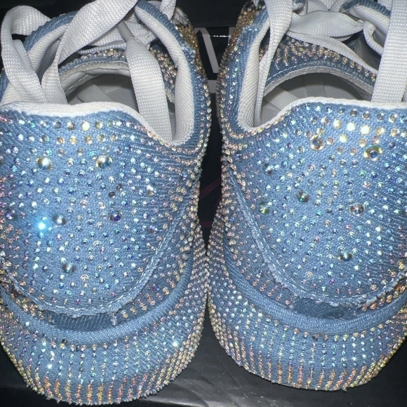 Sparkling Blue Sneakers - Picture 4 of 4